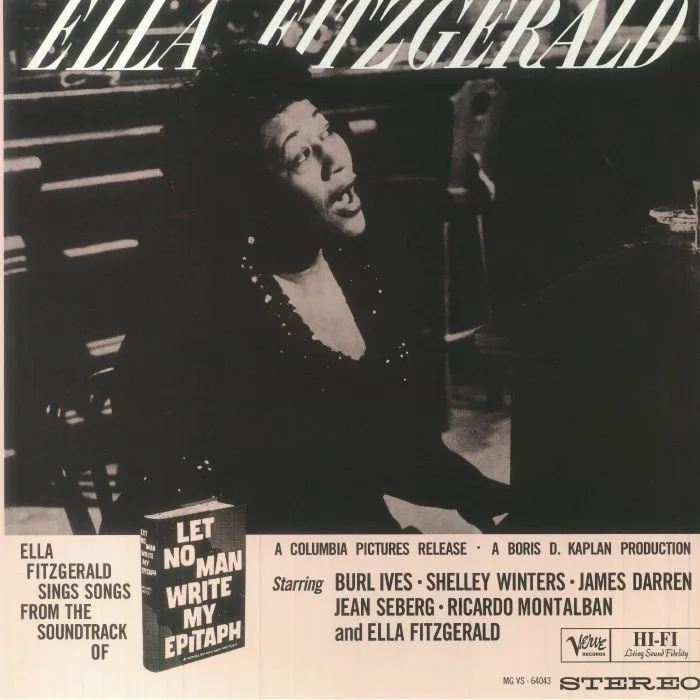 Лицевая сторона обложки — Ella FITZGERALD — Let No Man Write My Epitaph (Acoustic Sounds)
