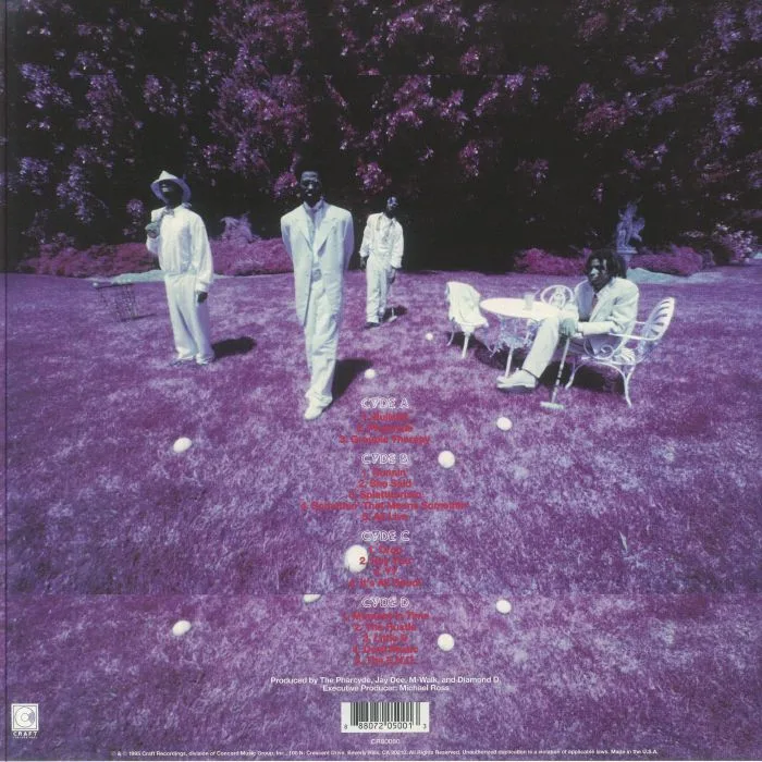 Back cover — The PHARCYDE — Labcabincalifornia (reissue)
