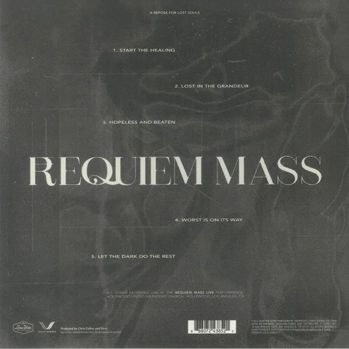 Обратная сторона обложки — KORN — Requiem Mass