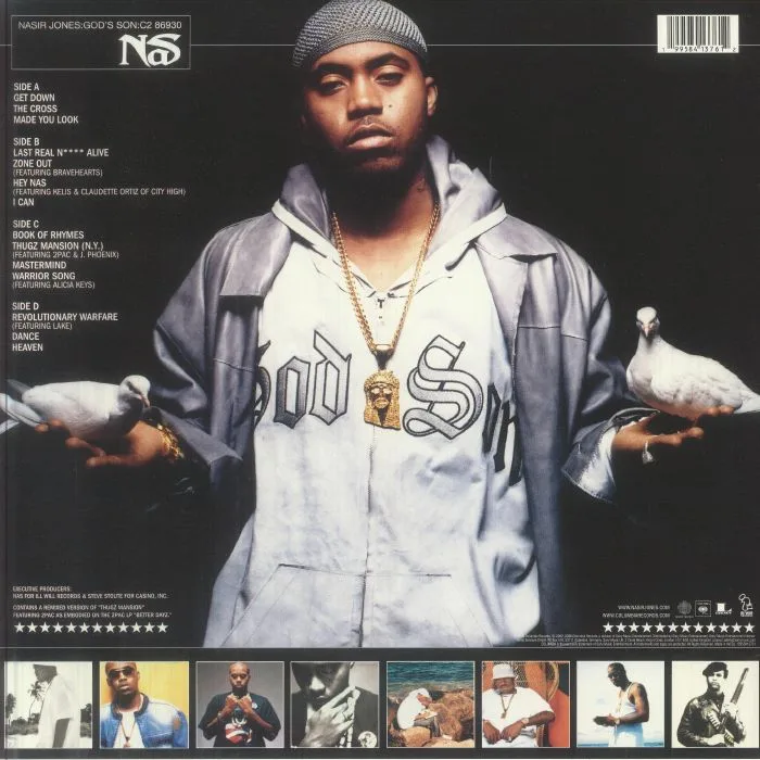 Back cover — NAS — God's Son (Record Store Day RSD 2026)