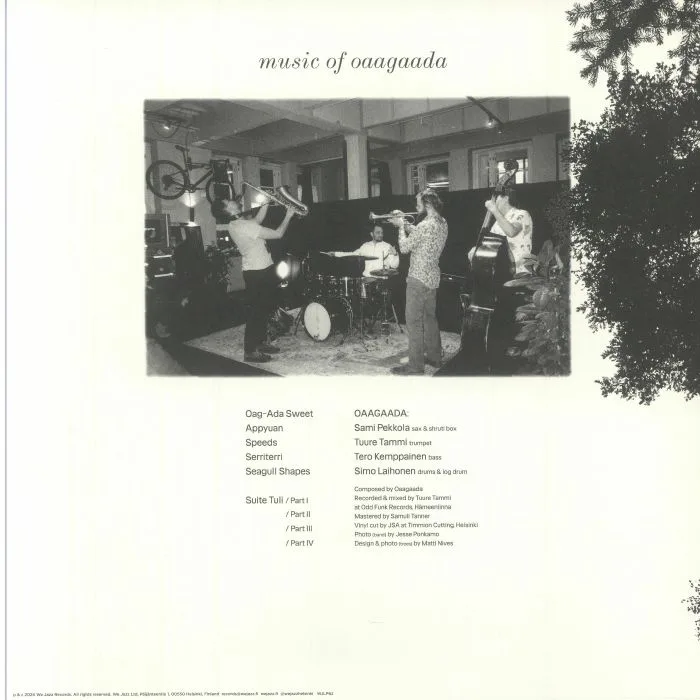 Back cover — OAAGAADA — Music Of