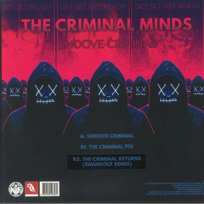 Back cover — The CRIMINAL MINDS — Smoove Criminal