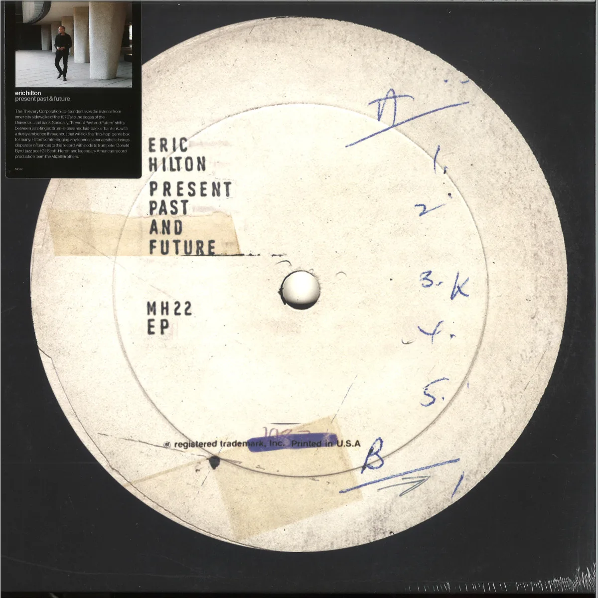 Back cover — Eric Hilton — Present Past And Future LP