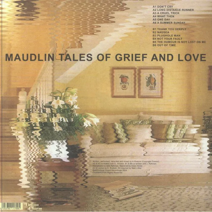 Обратная сторона обложки — MYSTERY TIIME — Maudlin Tales Of Grief & Love