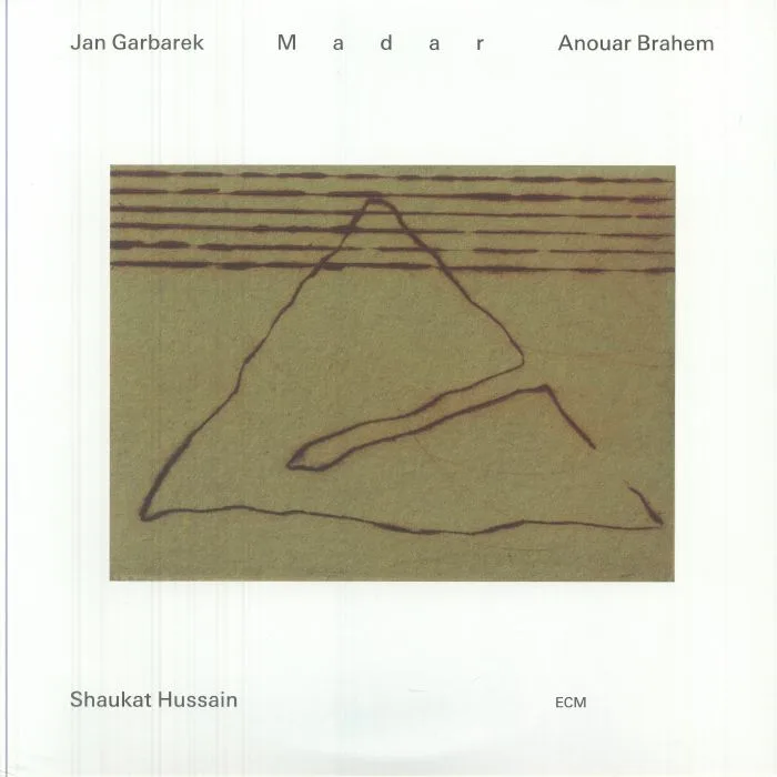 Front cover — Anouar BRAHEM / JAN GARBAREK / SHAUKAT HUSSAIN — Madar (reissue)