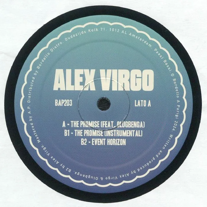 Front cover — Alex VIRGO — The Promise