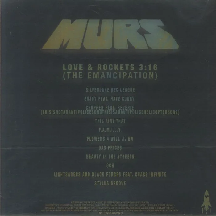 Back cover — MURS — Love & Rockets 3:16: The Emancipation