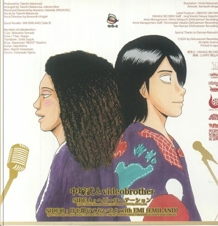 Back cover — Takeshi NAKATSUKA / VIDEOBROTHER — Heavy Rotation