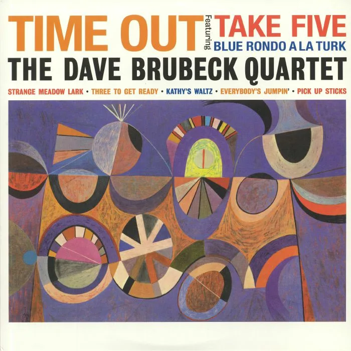 Лицевая сторона обложки — The DAVE BRUBECK QUARTET — Time Out (reissue)