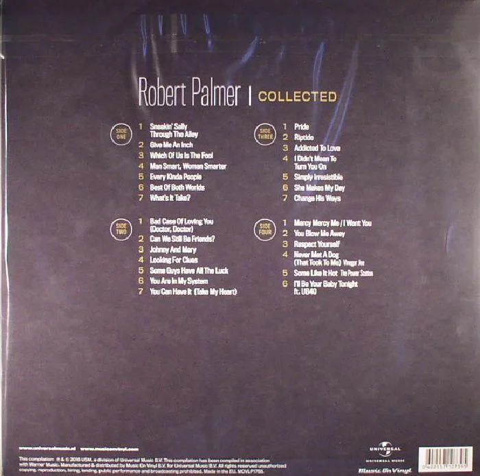 Back cover — Robert PALMER — Collected
