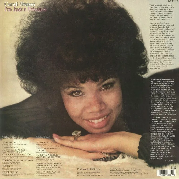 Back cover — Candi STATON — I'm Just A Prisoner (reissue)