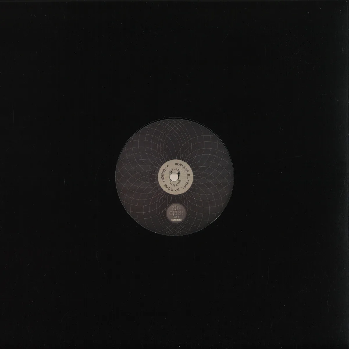Back cover — COR100 & Acanalar — Split EP #001