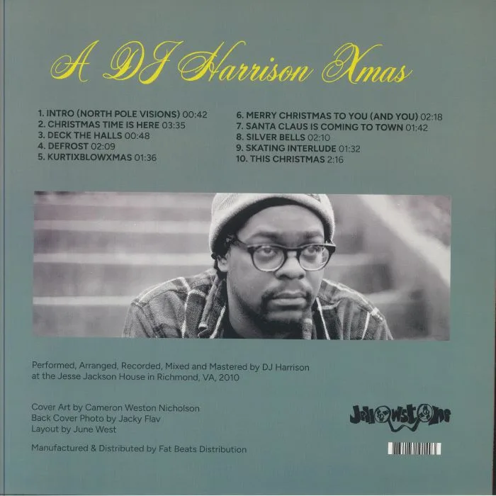 Back cover — DJ HARRISON — A DJ Harrison Xmas