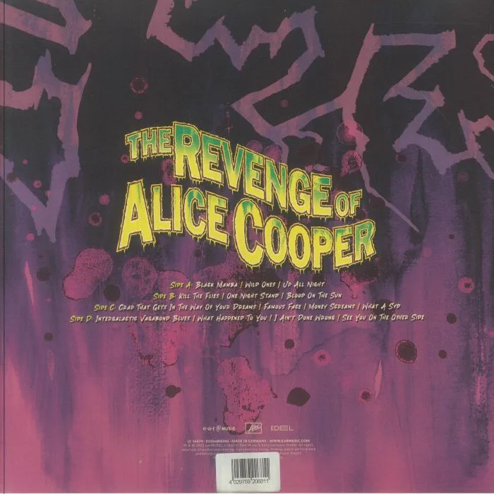 Back cover — Alice COOPER — The Revenge Of Alice Cooper