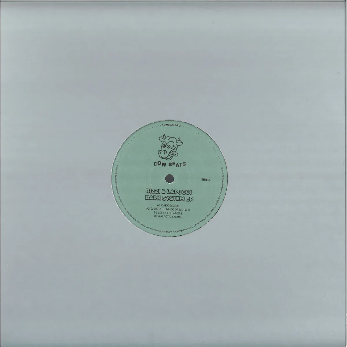 Back cover — Rizzi&Lapucci — Dark System EP