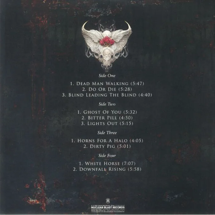 Back cover — ELEGANT WEAPONS — Horns For A Halo