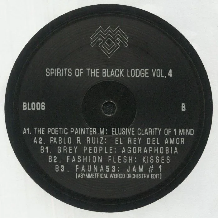 Back cover — The POETIC PAINTER M / PABLO R RUIZ / GREY PEOPLE / FASHION FLESH / FAUNA53 — Spirits Of The Black Lodge Vol 4