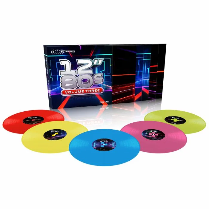 Лицевая сторона обложки — VARIOUS — Now Presents 12" 80s: Volume Three 1985-1986