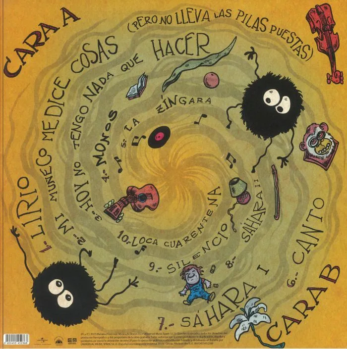 Back cover — OMBLIGO — Intrepido Viaje A Velocidad Cero