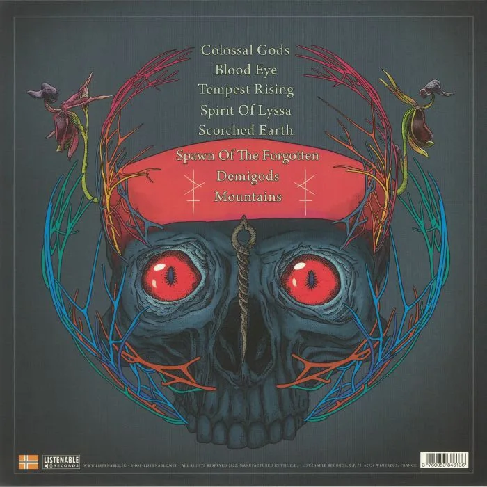 Обратная сторона обложки — COBRA THE IMPALER — Colossal Gods