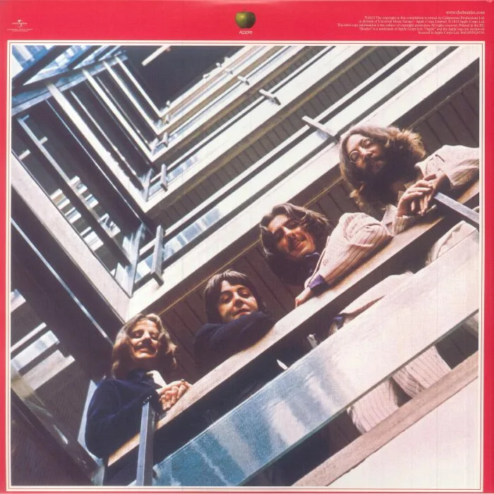 Обратная сторона обложки — The BEATLES — The Red Album 1962-1966 (2023 Expanded Edition) (half speed remastered)