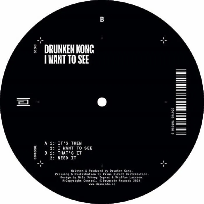 Back cover — DRUNKEN KONG — I Want To See