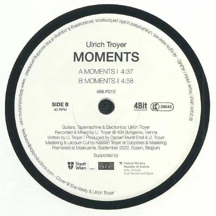 Back cover — Ulrich TROYER — Moments