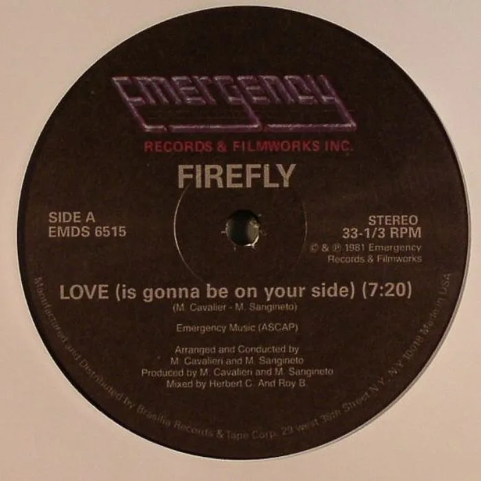 Лицевая сторона обложки — FIREFLY / KANO — Love (Is Gonna Be On Your Side) (warehouse find)