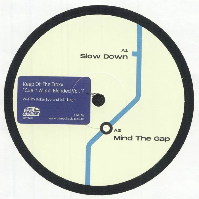 Лицевая сторона обложки — KEEP OFF THE TRAXX — Cue It Mix It Blended Vol 1