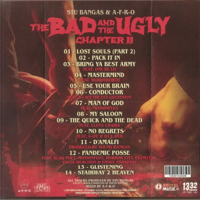 Back cover — AFRO vs STU BANGAS — The Bad & The Ugly Chapter II