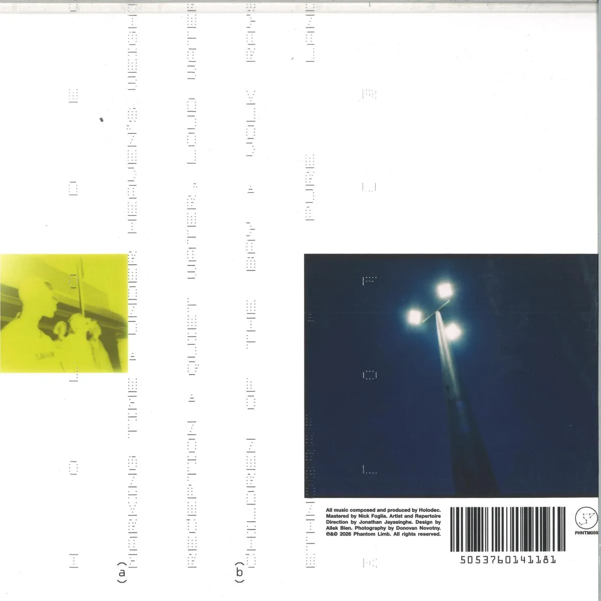 Back cover — Holodec — Tru Folk LP