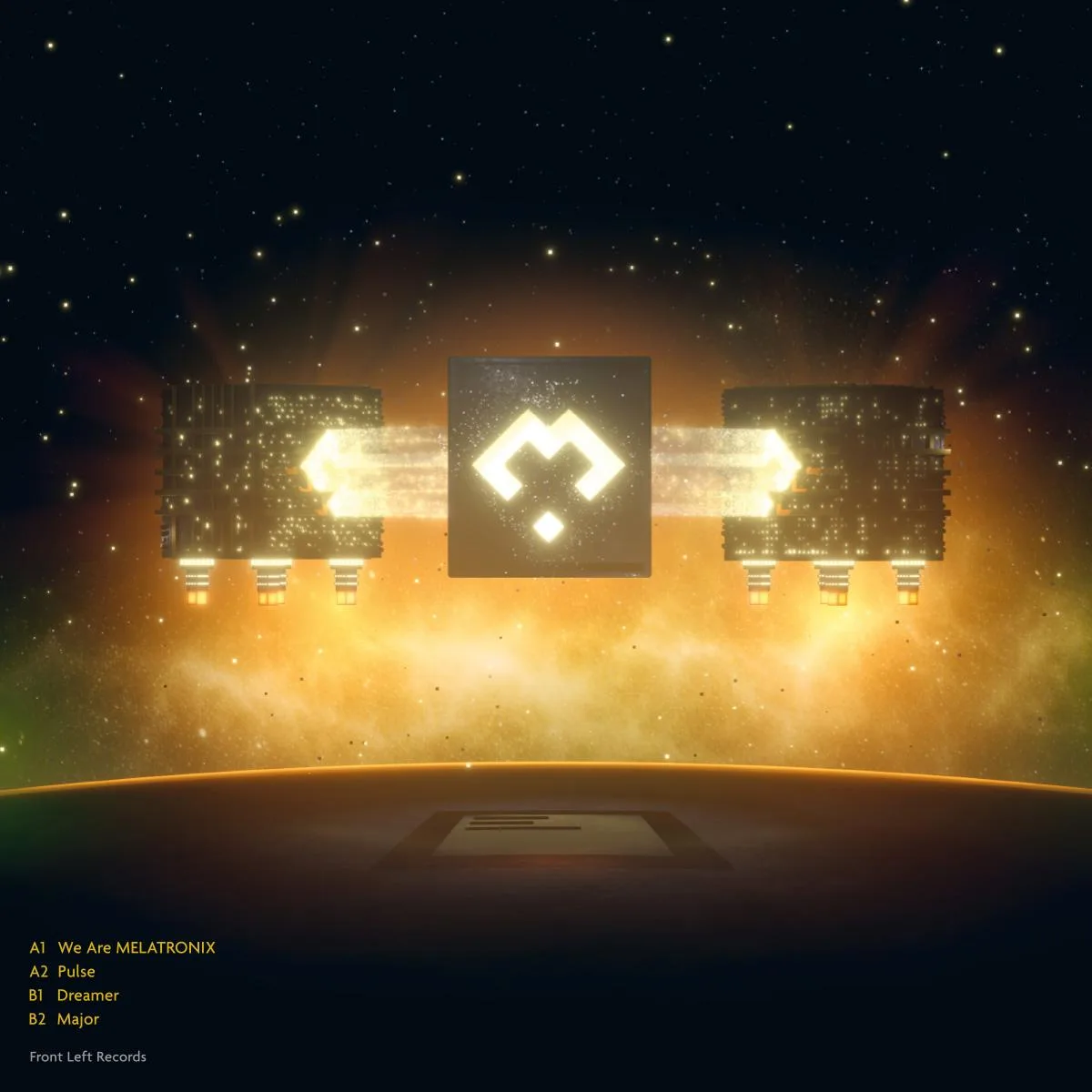 Back cover — MELATRONIX — Ankunft