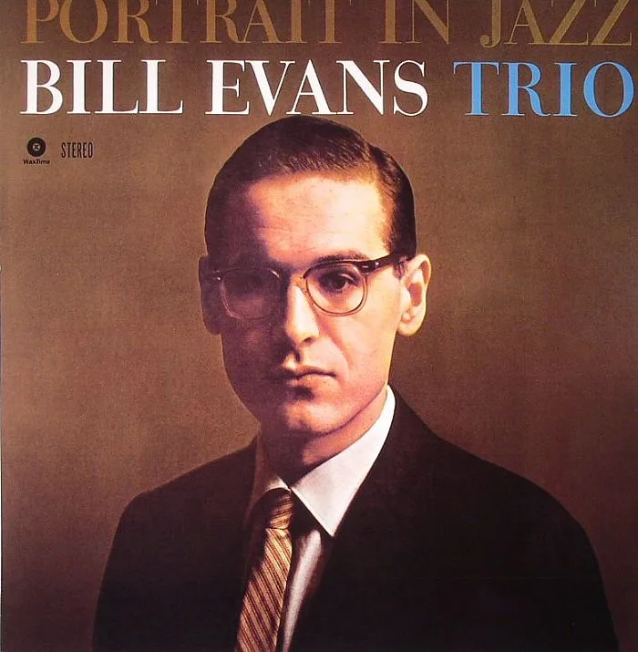 Front cover — BILL EVANS TRIO — Portrait In Jazz (stereo) (remastered)