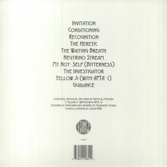 Back cover — GIFTED & BLESSED — Heard & Unheard