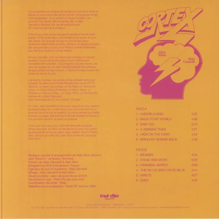 Back cover — CORTEX — Inedit