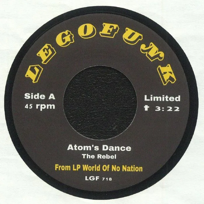 Front cover — The REBEL — Atom's Dance