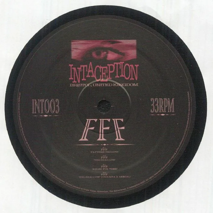 Лицевая сторона обложки — FFF — Pattern Trigger EP