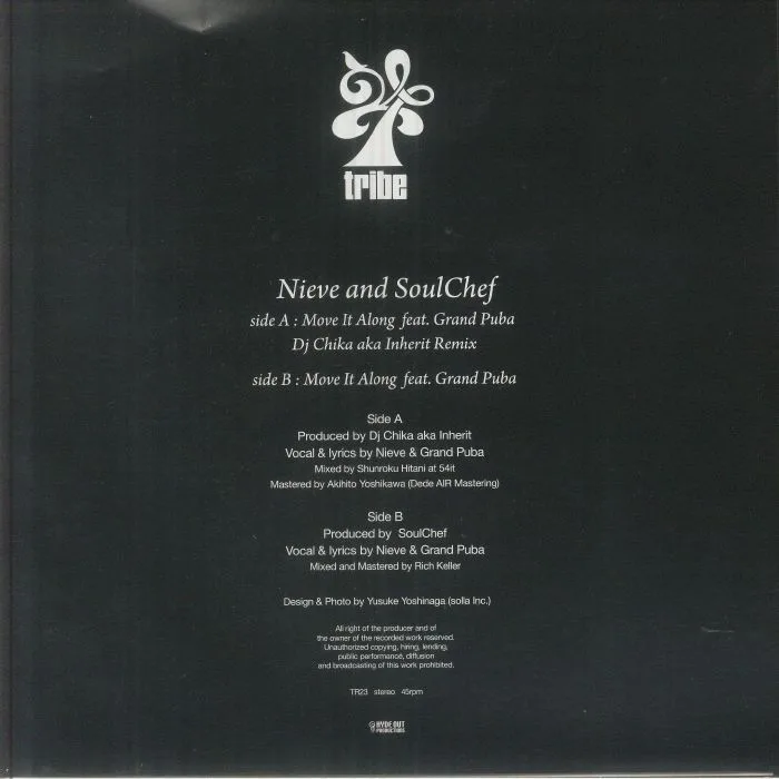 Back cover — NIEVE / SOULCHEF feat GRAND PUBA — Move It Along