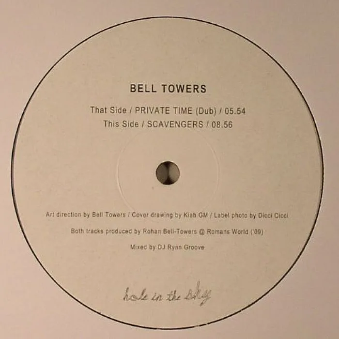 Лицевая сторона обложки — BELL TOWERS — Private Time