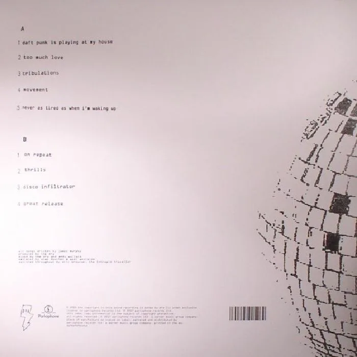 Обратная сторона обложки — LCD SOUNDSYSTEM — LCD Soundsystem (reissue)