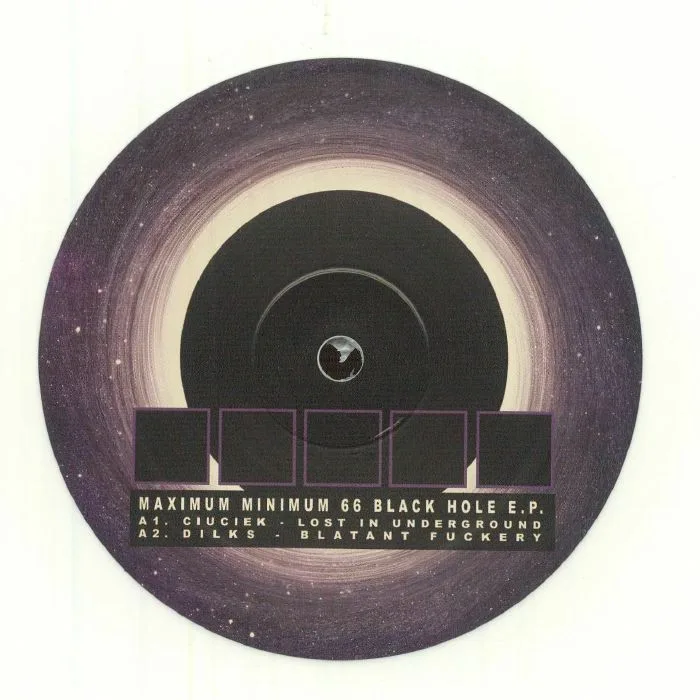 Front cover — CIUCIEK / DILKS / LUCA POINTZERO / PEST CONTROL — Black Hole EP