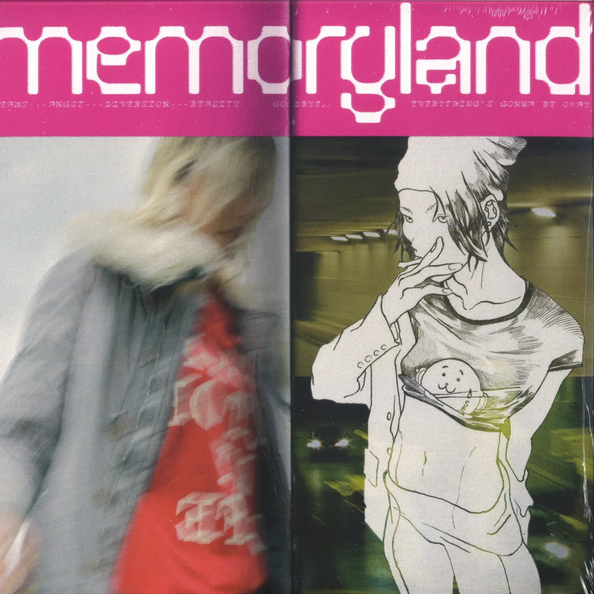 Лицевая сторона обложки — Cfcf — Memoryland LP 2x12"