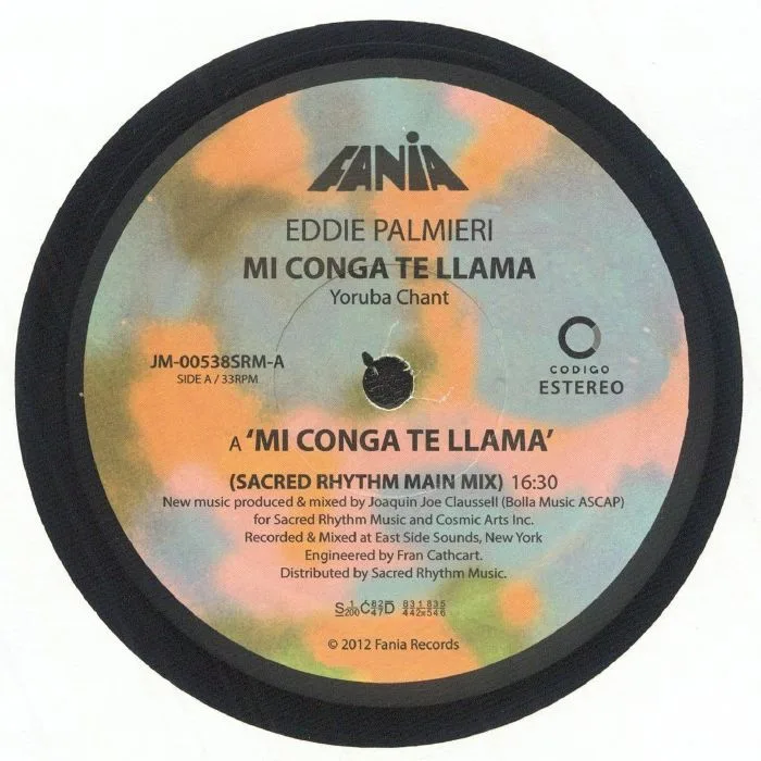Лицевая сторона обложки — Eddie PALMIERI — Mi Conga Te Llama (remixes)