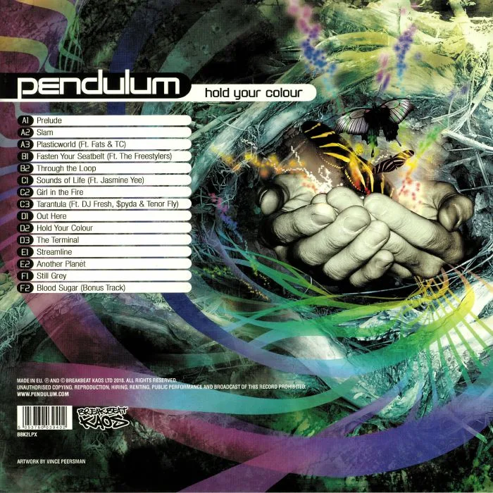 Back cover — PENDULUM — Hold Your Colour