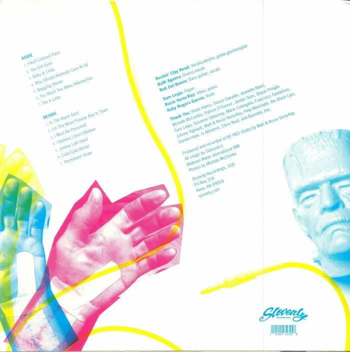 Back cover — SUBSONICS — Flesh Colored Paint