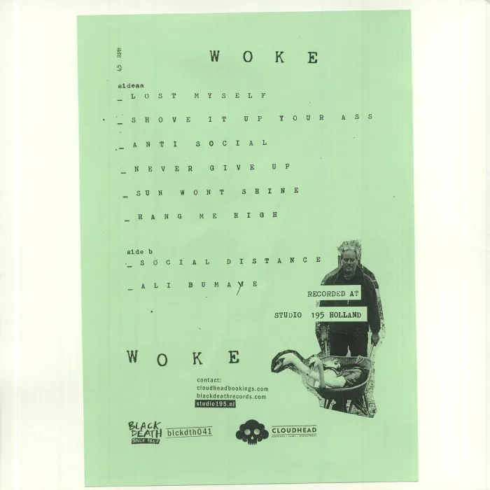 Back cover — WOKE — Ali Bomaye