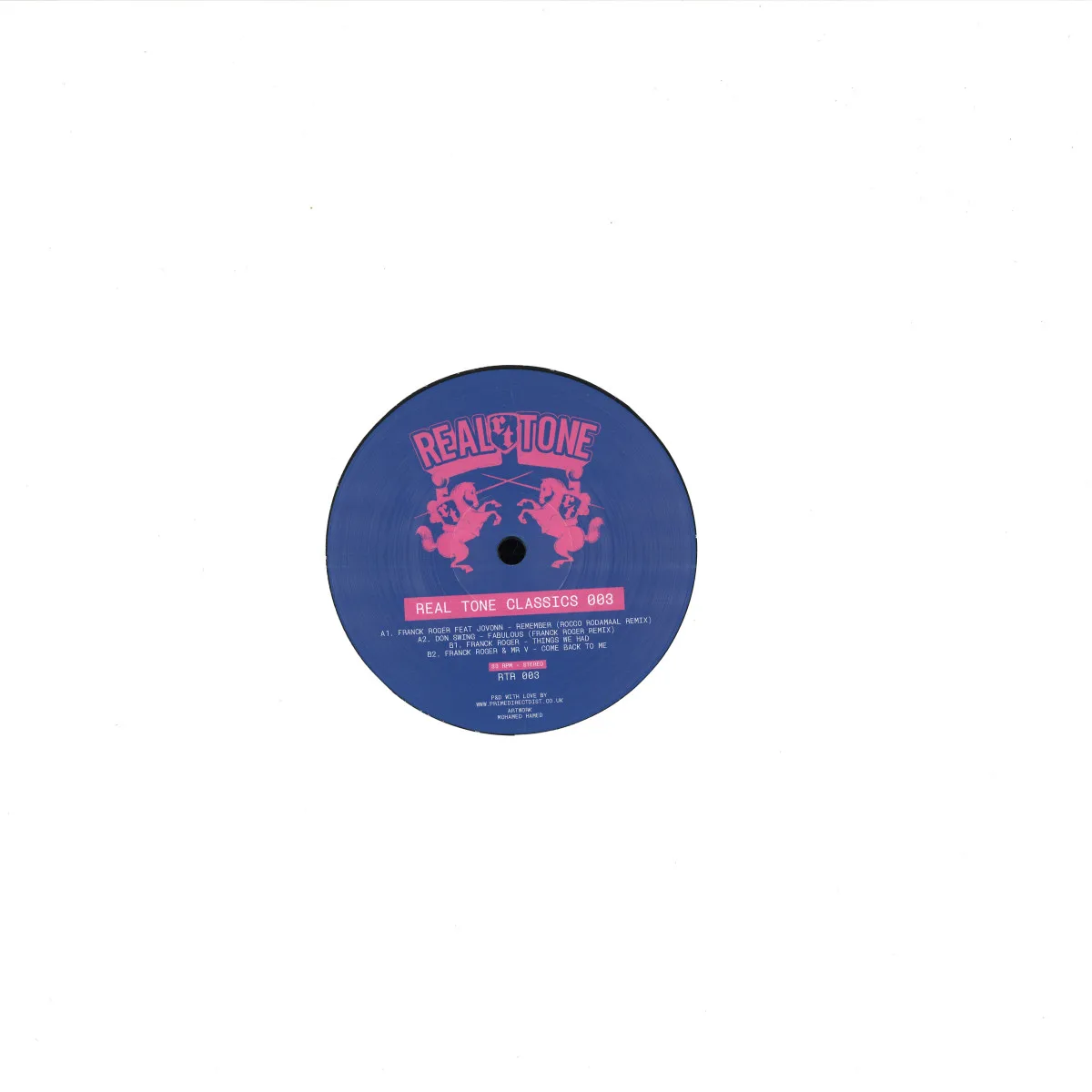 Back cover — Franck Roger — Real Tone Classics 003
