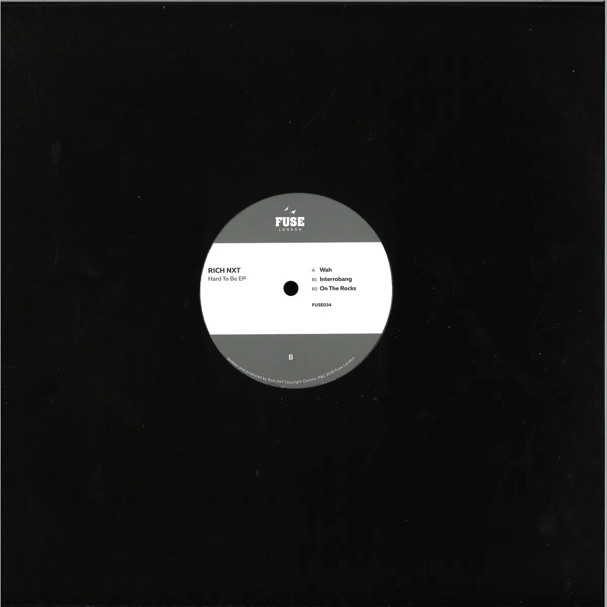Back cover — Rich Nxt — Hard To Be EP