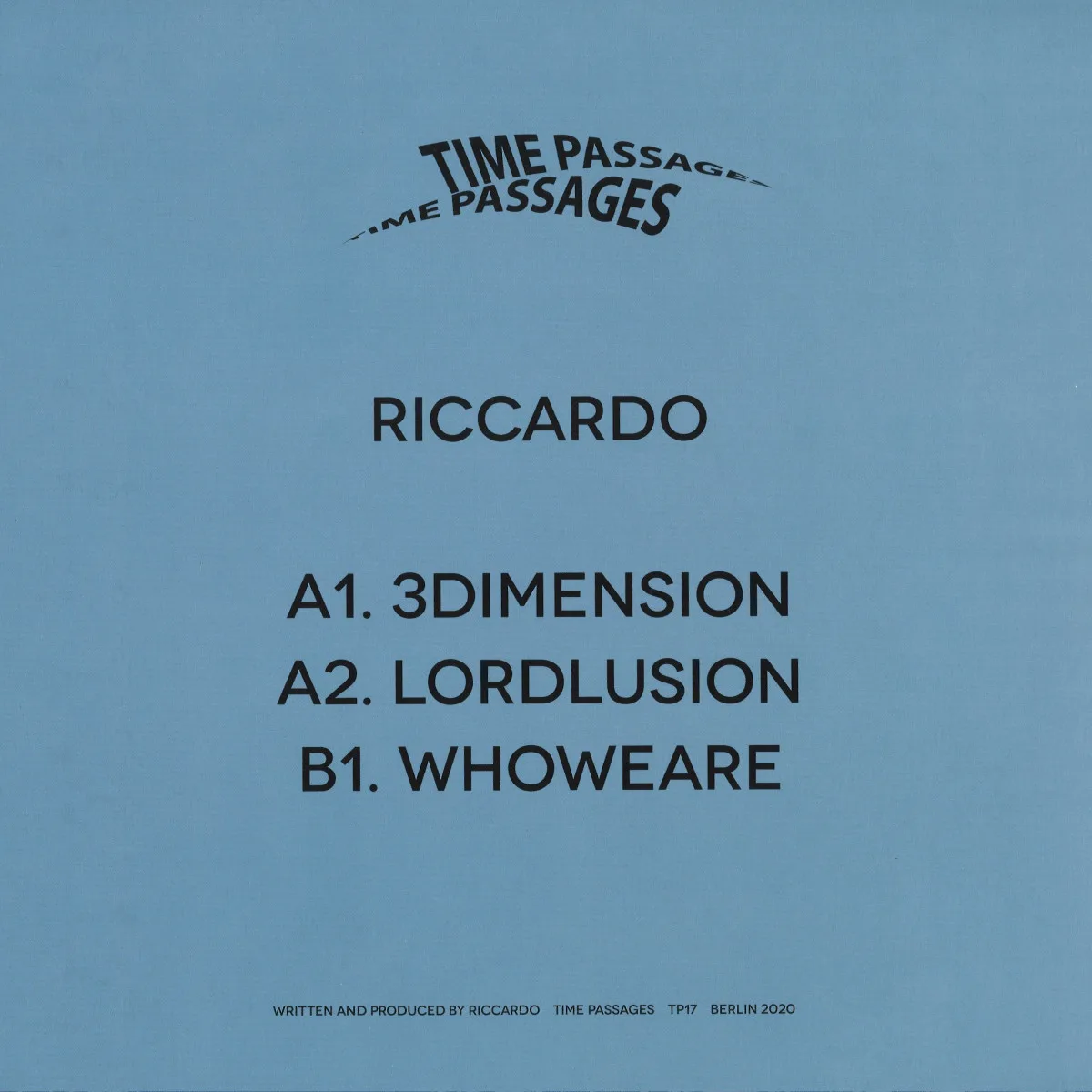 Back cover — Riccardo — 3Dimension
