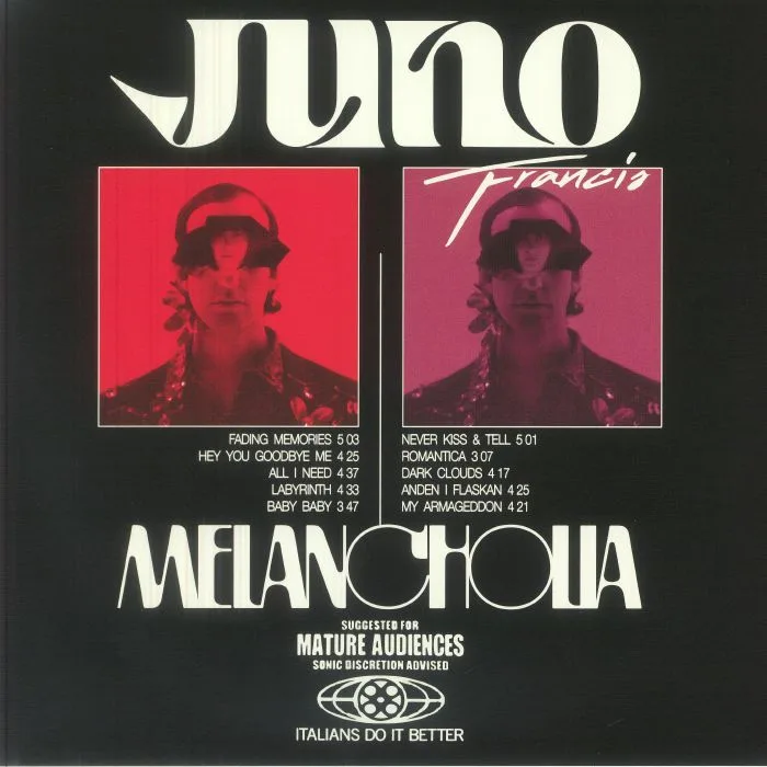 Обратная сторона обложки — Juno FRANCIS — Melancholia